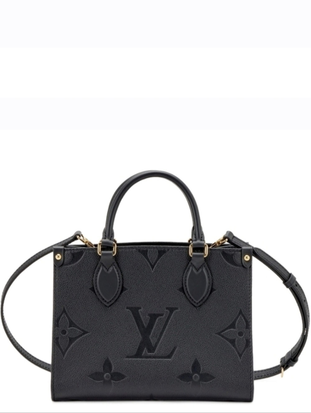 Brand NEW! MSRP $3,500 LOUIS VUITTON LV Empreinte ONTHEGO PM BLACK